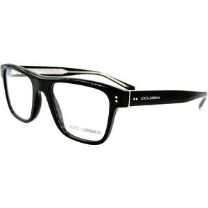 Dolce & Gabbana DG3362 Mens Plastic Eyeglass Frame 501 Black 53-20 Italy